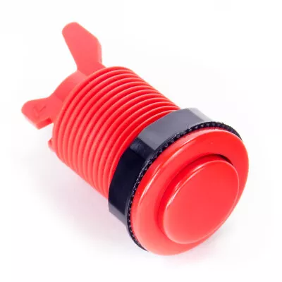 NEW IL  Arcade Convex Push Button Mame Multicade-RED • $3.75