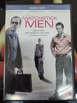 Matchstick Men (DVD)(Ex-Rental) Good AQlison LohmanSam RockwellNicholas Cage • £2