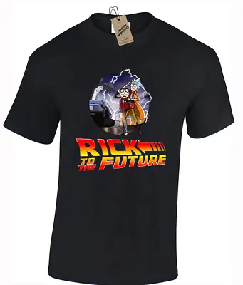 £9.99 • Buy Rick To The Future Mens T Shirt Cool And Funny Morty Design Schwifty Joke Design