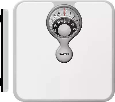 Salter 484 WHDR Mechanical Bathroom Scale - Easy Read Body Weight Scale With Mag • £19.11