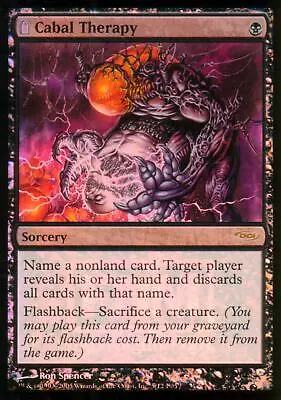 Cabal Therapy FOIL | NM | FNM Promo | Magic MTG • $21.33