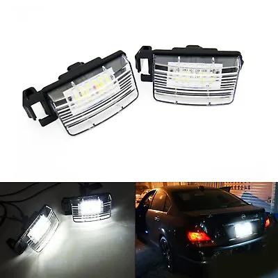 2x White 6000K 18-SMD LED License Plate Lights For Infiniti G25 G35 G37 Q40 Q60 • $15.99