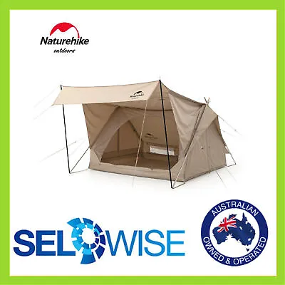 Naturehike Extended 4.8 Camping Tent Luxury Cotton Tent 2P - Glamping Series • $719.20