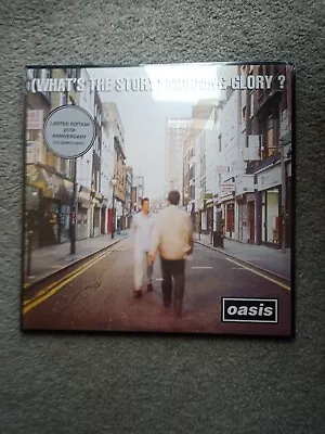 Oasis What’s The Story Morning Glory? LP 25th Anniversary Silver Vinyl Sealed • £25