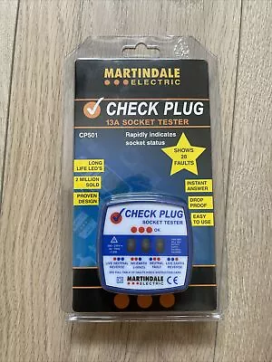 Martindale CP501 Classic Check Plug 240V Socket Tester • £6