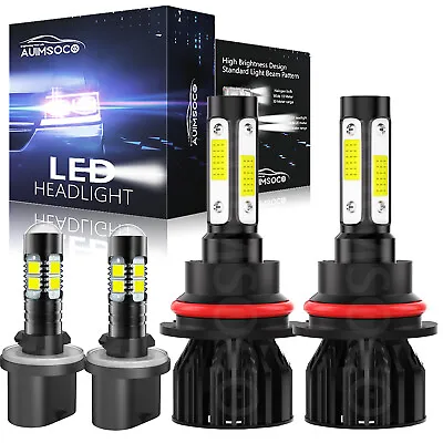 4X LED Headlight Fog Light Bulbs Kit 6000K For Ford Mustang Gt Svt Cobra 1994-04 • $35.99