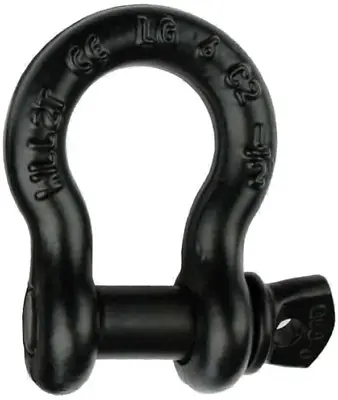 RoadCrew 2 Ton Screw Pin Event Rigging Lifting Towing Alloy Bow Shackle CE • £2.99