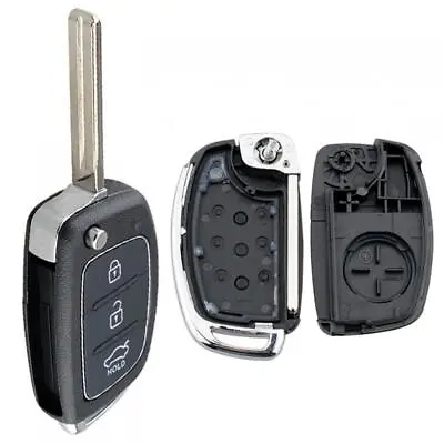 Car Remote Case Key Shell 3 Buttons Fit For Hyundai/Tucson Accent I30 I40 I45 • $14.81