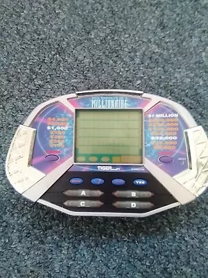 £7.65 • Buy TIGER ELECTRONIC WHO WANTS TO BE A MILLIONAIRE LCD GAME 2000 Handheld