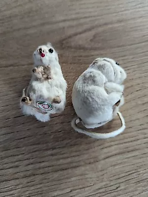 Cute Pair Of Mice Made In West Germany (1 Is ) Possible Real Fur - Vintage • $6.23