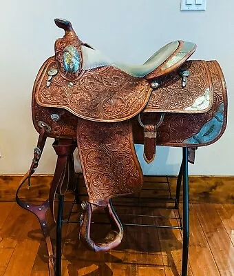 16'' Circle Y Equitation Show Western Saddle With Breast Plate • $850