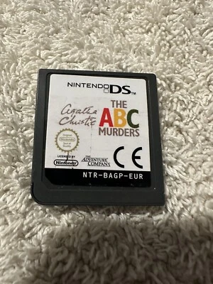 £2 • Buy Agatha Christie - The ABC Murders  Nintendo Ds Game Cartridge Only 