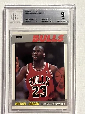 1987-88 Fleer #59 Michael Jordan BGS 9 • $1275