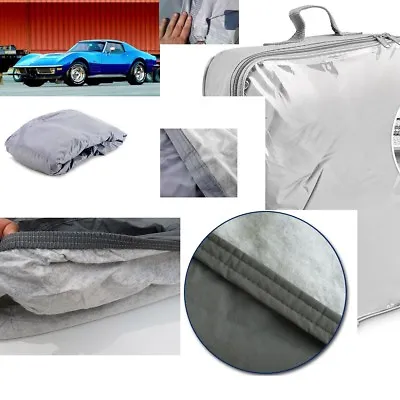 Chevrolet Corvette C3 Year 1981 Sweaty Canvas Car Cover With Zip Guide • £66.01