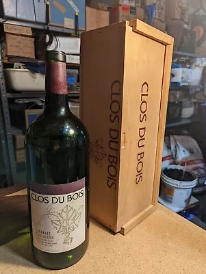 1988 Clos Du Bois Mag. - Cabernet/Cab Franc-(empty)-wooden Shipping Box Included • $12