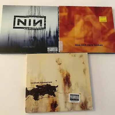 NINE INCH NAILS  NIN  -  3  CD LOT - USED CDs • $15