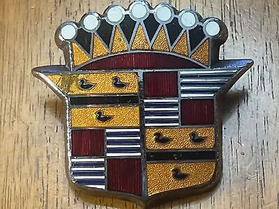 1946 1948 1949 Cadillac Hood Crest Emblem Vintage Original • $150