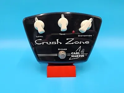 Rare Carl Martin Crush Zone Distortion Guitar Effect Pedal Bass Overdrive Gain • $75