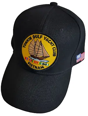 TONKIN GULF YACHT CLUB VIETNAM Military Ball Cap - Black • $13.90