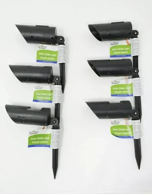 $15.90 • Buy Solar Powered Garden LED Stake Light-Spot Light-Landscape Lot Of 6