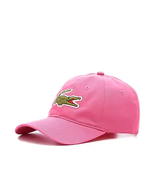 Lacoste Baseball Cap Pink Oversized Croc Logo Mens Hat • £25.99