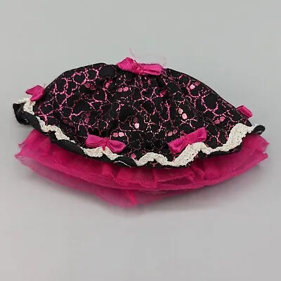 Monster High Sweet 1600 Draculaura Doll Skirt Replacement  Pink Black With Bows • $6.30