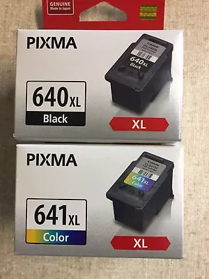 Genuine Canon 640XL And 641XL  Black And Colour Inks • $41