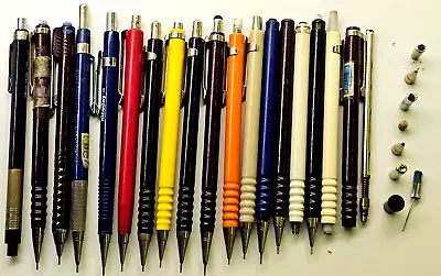 Vintage MIXED MECHANICAL PENCIL 19 PC LOT ROTRING STAEDTLER Various Brands • $32
