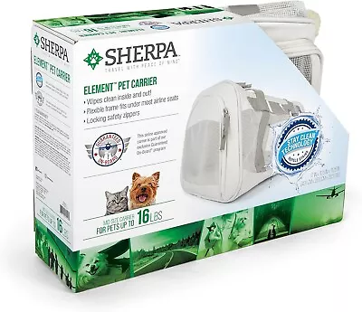 Sherpa Original Deluxe Airline Approved Pet Carrier Medium White -NEW-Freeship • $79