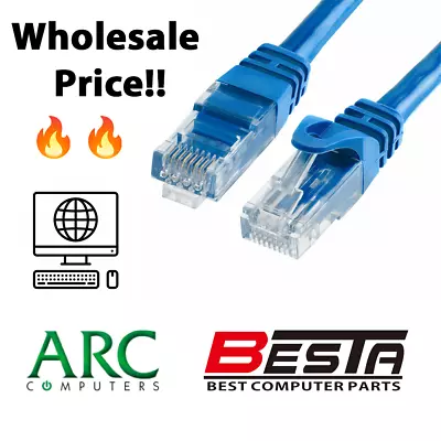 CAT6 RJ45 Ethernet Network Cable 1m 2m 3m 5m 10m 20m 25m 30m 50m 100m 1000Mbps • $6.50