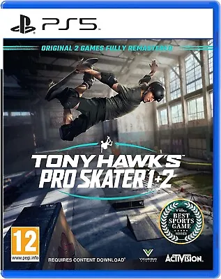 Tony Hawk's Pro Skater 1+2 PS5 Playstation 5 Brand New Sealed • $57