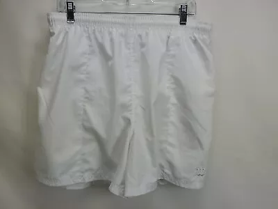 Vintage Wilson Mens Swim Trunks Shorts Size Large 4.5  White High Waist Lined  • $19.99