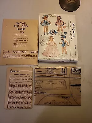 Vtg. McCall's Doll Clothes Pattern No. 1564 Mary Hoyer • $9.99