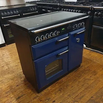 Rangemaster Classic 90cm FSD Dual Fuel Lidded  NAVY Blue   SELLER REFURBISHED  • £799