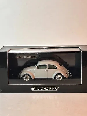 Minichamps 1:43 Scale 1952 Model 1200 Beetle Export White • $47.95