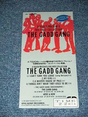 The GADD GANG Japan 1988 NM Tall 3  CD Single I CAN'T TURN YOU LOOSE • $19.99