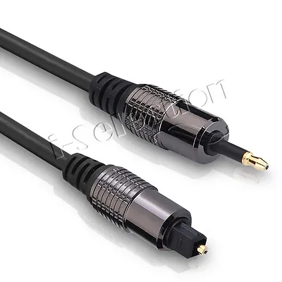 0.5m 50cm Premium Toslink To Mini Toslink Optical Fibre Audio Cable Gold Plated • $10.99