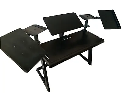 £365 • Buy Portable DJ Stand, CDJ/Speaker Stands With Desk And Laptop Stand