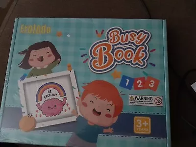 Erotodo Busy Book For Kids Montessori Toys For Toddlers 17 Themes NEW And Sealed • $14