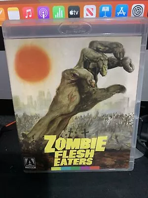 Zombie Flesh Eaters (Blu-ray 1979) - Arrow Video 2 Disc. Alt Sleeve • £14.99