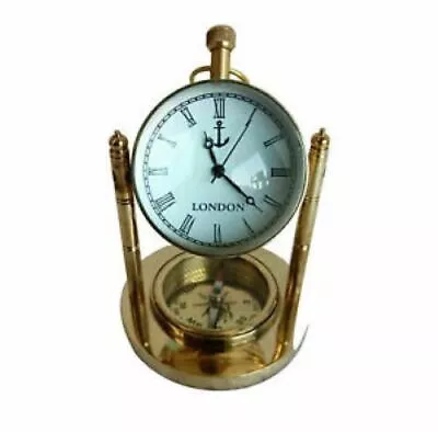 $95.44 • Buy Alarm Clock Analog Non Ticking Silent Small Desk Clock With Arabic Numerals, Bat