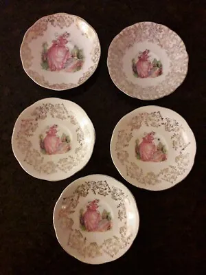 Vintage Mismatched China Saucers No 19  • £5