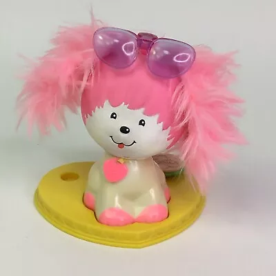 1982 Mattel POOCHIE Stamper Pink White Original Toy Dog  • $45