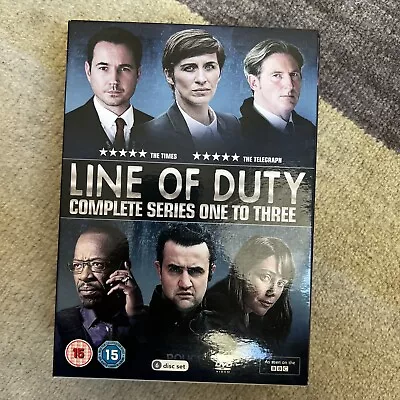 Line Of Duty - Series 1-3 - Complete (DVD 2016) • £1.25