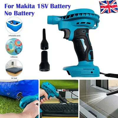 Cordless Dust Blower Inflator Vacuum Multifunction For Makita 18V Battery UK • £14.29