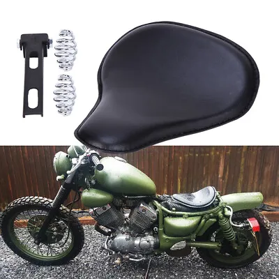 Motorcycle Solo Seat W/ 3  Spring For Yamaha Virago XV535 XV 250 750 1000 Bobber • $65.21