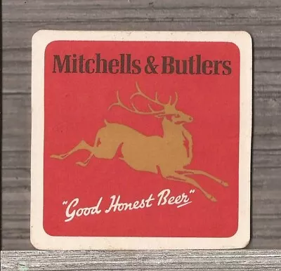 Mitchell And Butlers Brewery Beer Coaster Birmingham United Kingdom-S323 • $2