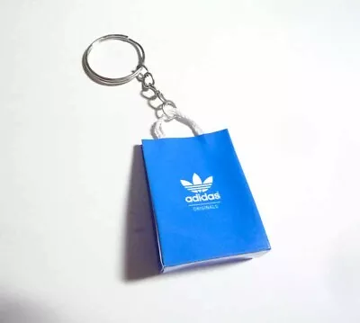 $2.99 • Buy ADIDAS Brand Shopping Bag KEYCHAIN Keyring Novelty Indonesia 3D 1.5  Adidas Blue