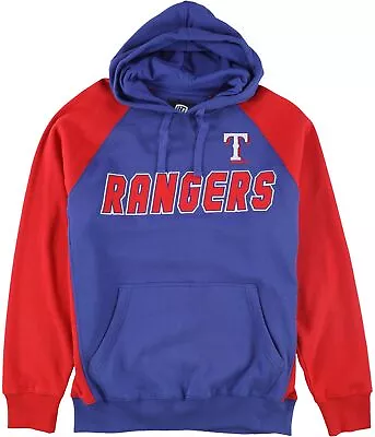 G-III Sports Mens Texas Rangers Hoodie Sweatshirt Blue Large • $40.59