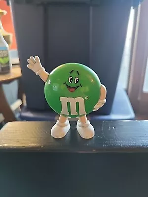 Vintage Rare 1991 Mars M&M Green Candy Dispenser Waving Hand Collectible Toy • $10